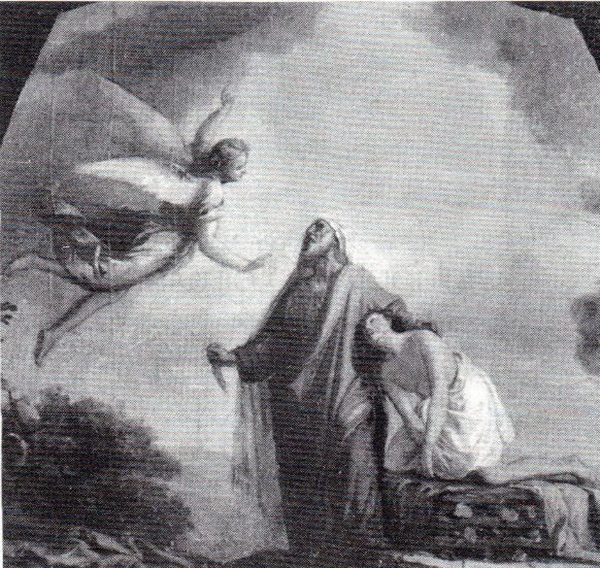 Sacrificio di Isacco - 1862, olio su tela cm. 38x45, coll. privata